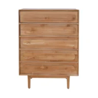 CHEST OF 5 DRAWERS, 4