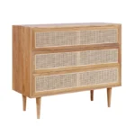 CHEST RATTAN OF 3 DRAWERS