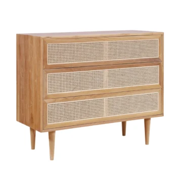 CHEST RATTAN OF 3 DRAWERS