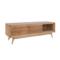 TV Stand 2 Teak Sliding Doors (TC-57) (3)