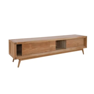 TV Stand 3 Teak Sliding Doors (TC-58)