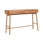 Teak Console Table with 2 Drawers