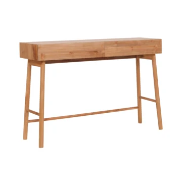 Teak Console Table with 2 Drawers