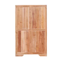 Wardrobe Teak 2 Sliding Doors, 3