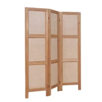 Abstract Teak Folding Screen (DV-06) (1)