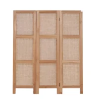 Abstract Teak Folding Screen (DV-06) (2)