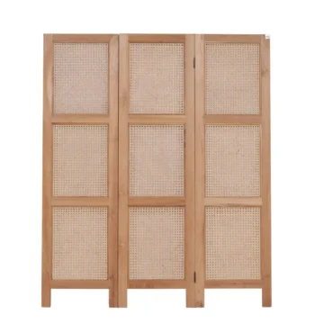 Abstract Teak Folding Screen (DV-06)