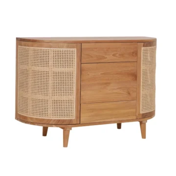 Buffet Rattan, Buffet, Buffet Rattan 2 Doors + 4 Drawers (TC-18)