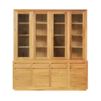 Shelving Unit with 8 Doors + 4 Drawers