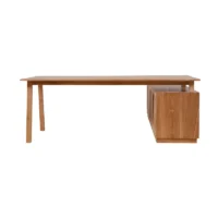 Writing Desk with Shelving Storage
