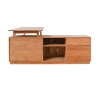 Writing Desk with Shelving Storage